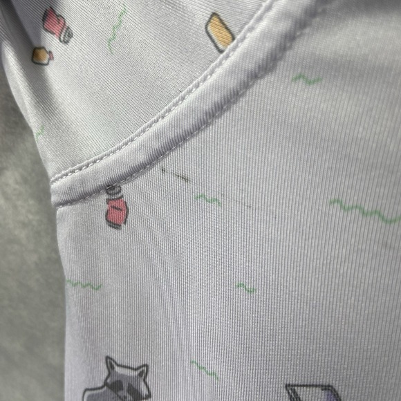 Waggle Shirt men's 2XL Golf Polo Performance Short Sleeve Raccoon Trash Bandit - Picture 11 of 12